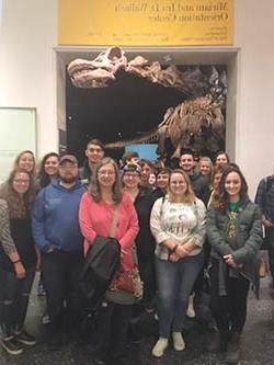 Honors program trip to Natural History Museum